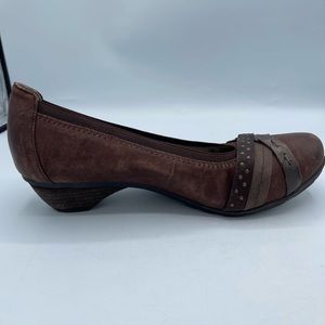Abeo B I O systems Nellie brown leather shoes women size 8.5M